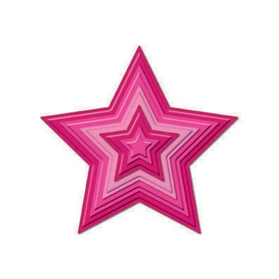 Набор лезвий Spellbinders - Stars Nestabilities - Звезды, 5 шт