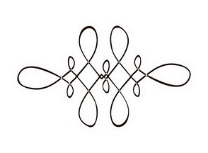 Акриловый штамп W025b Виньетка, размер 2,2 * 3,9 см