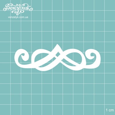 Чипборд від Вензелик - Вензель 17, розмір: 8,2x2,6 см