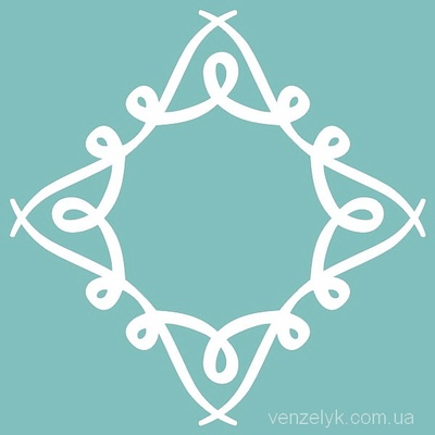 Чипборд від Вензелик - Рамка 55, 75x75 мм, розмір: 75x75 мм