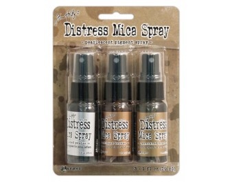Набор красок-спреев Ranger - Tim Holtz - Distress - Mica Spray Set - 1 oz - 3 Pack