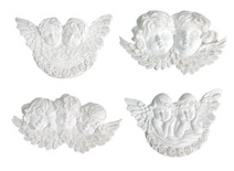 Гіпсові прикраси від Melissa Frances - Sweet Cherubs, 4 шт