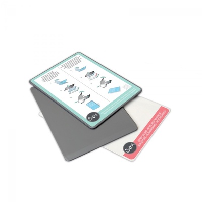 Машинка для тиснения Sizzix Texture Boutique Embossing Machine Only (White & Gray), бело-серая