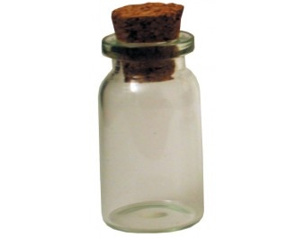 Декоративная бутылочка с пробкой - BOTTLE/CORK 22х44 мм