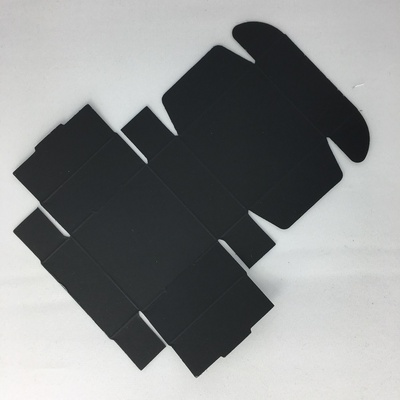 Коробка пакувальна, чорний картон, 7,2*7,2*2,7 см, 1 шт.