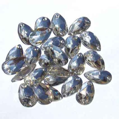 Набор страз - капли - цвет прозрачный,  5 шт.