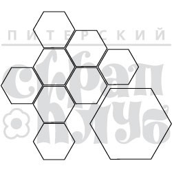Штамп от Питерского скрапклуба - Пчелиные Соты