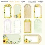 Аркуш двостороннього паперу для скрапбукінгу від Scrapmir - Tag-Pad - Mice's Stories, 20х20cм