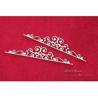 Чипборд Scrapiniec - Бордюры Park Avenue 03, 2 штуки