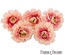 Квітка півонії персикова з рожевим, 1шт., ТМ Фабрика Декору