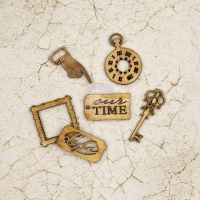 ЦЕНА СНИЖЕНА! Деревянные украшения Prima - Wood Icons - Time Traveler's Memories