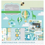 Набір паперу DCWV - Baby Boy 3, 30x30 см, 24 аркуші