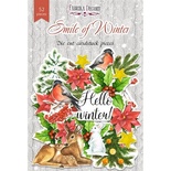 Набір висічок для скрапбукінгу, колекція Smile of winter, 52 шт., ТМ Фабрика Декору