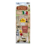 Наліпки від Paper House - Italy Cardstock Stickers, Італія, 12 шт., 12X33 см