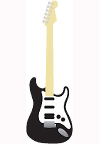 Ніж для вирубки Electric Guitar від Cheery Lynn Designs