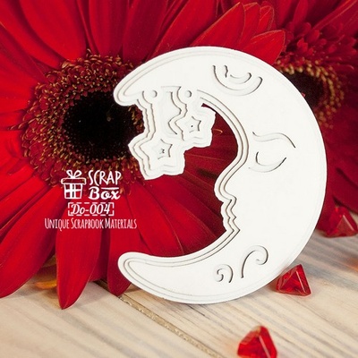 3d чіпборд ScrapBox - Місяць Do-004