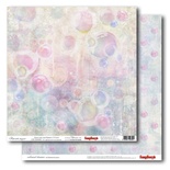 Бумага для скрапбукинга от ScrapBerry's "Переливы радуги", 30х30 см, двухсторонняя