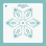 Трафарет 01 для творчості з прозорого пластику від Вензелик, 155x155 мм