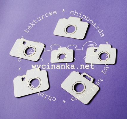 Чипборд від Wycinanka - Фотоапарат, 2,1x3,4 см - 4x5,2см