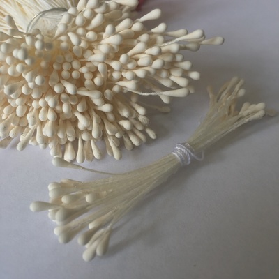 Тычинки цвет молочный, диаметр 1.5 мм, 50 шт.