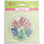Набор брадсов Цветные гвоздики, 60 шт, ТМ Santi