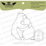 Акриловий штамп Lesia Zgharda Ведмежата FA083, 5*5,8см