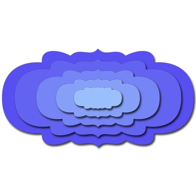 Ніж для вирубки Crafty Ann - Nesting Doll Oval 2