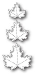 Ніж для вирубки від Poppystamps - Stitched Maple Trio