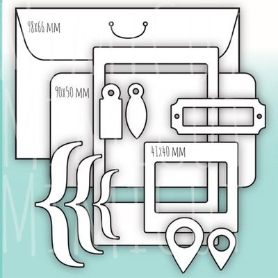 Набор ножей для вырубки от MiMiCut - «Самое важное»