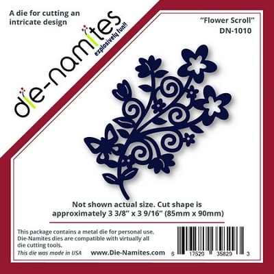 Ножі для вирубки Die - Namites - Flower Scroll