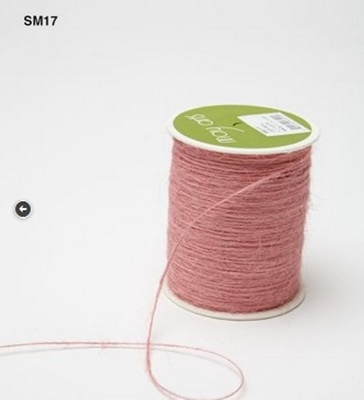 Шнур від May Arts - String/Burlap, колір рожевий, 1 мм, 90cм