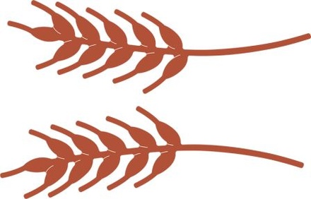 Ніж для вирубки від Cheery Lynn Designs - Wheat Heads (Set of 2)