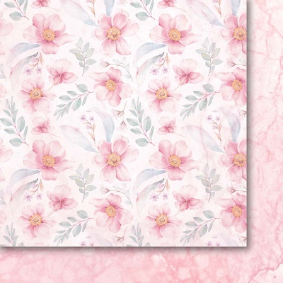 Лист двусторонней скрапбумаги от Galeria Papieru - Мимолетные моменты  02, 30,5х30,5 см