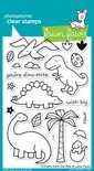 Штамп от Lawn Fawn - Critters from the Past - Динозаврики