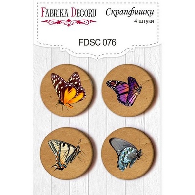Набір скрап-фішок від ТМ Фабрика Декору з 4 шт. FDSC 076