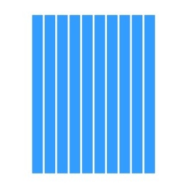 Набір смужок паперу для квілінгу, 1 колір (синій інтенсив), 3х295мм, 160 г/м², 100 шт.