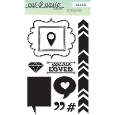 Акрилові штампи My Mind's Eye Hello, 30 шт.