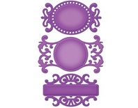 Набір ножів для вирубки Spellbinders Shapeabilities Fancy Tags Three - S5-031