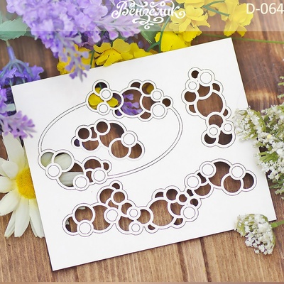 Чипборд від Вензелик - Набір з бульбашками, розмір: 114x90 мм