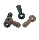 Держатели для фото и бумажных украшений Creative Impressions - Matte Black and Brown, 50 штук