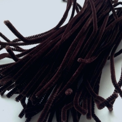 Синільний дріт, коричневий, 30 см, 1 штука