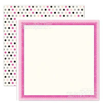 Аркуш скрап-паперу Echo Park - Precious Polka Dots, 30x30см