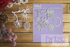 Ніж для вирубки Fantasy "Ялинкова гілочка + шишка"