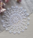 Затишний декор від LESHCHENKO - Вʼязана Серветка №57, 14,5см, 1шт.