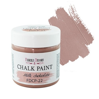 Крейдяна фарба Chalk Paint Молочий шоколад 50ml, ТМ Фабрика Декору