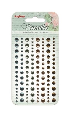 Клейові камінці, 120 шт., 4 кольори, Версаль