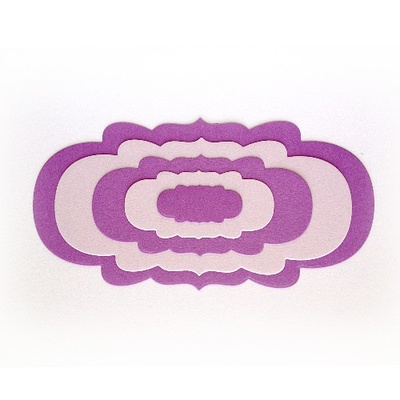 Ніж для вирубки Crafty Ann - Nesting Doll Oval 2