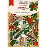 Набір висічок для скрапбукінгу, колекція Winter botanical diary 72 шт., ТМ Фабрика Декору