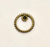 Металева шестерня, колір антична бронза, діаметр 12 мм, 1 шт.