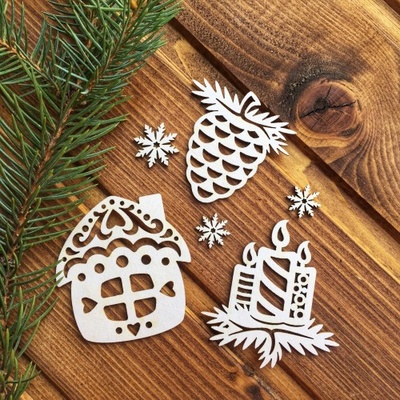 Чипборд від Вензелик - Набір підвісок